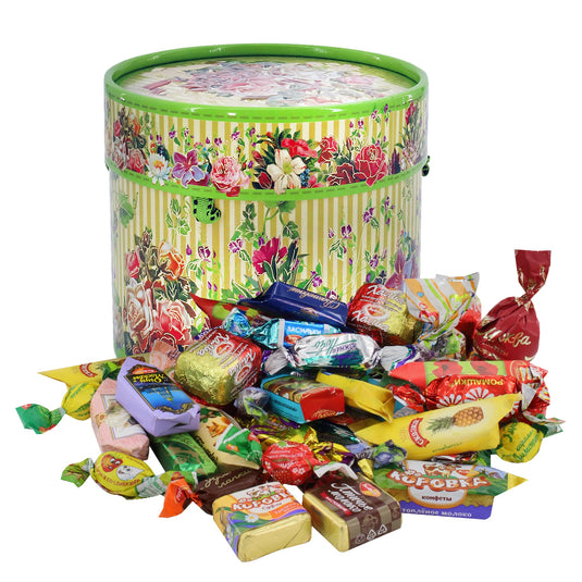 Exclusive Gift Russian Chocolate Candy Mix "From the Bottom of My Heart", 680g/ 1.5 lb