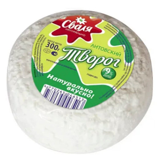 Farmer Cheese Lithuanian 9%, 10.58oz/300g 