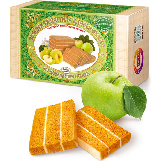 Classic Pastila Sugar Free, Belevskaya, 0.4lb/ 180g 