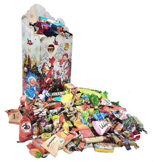 Christmas Chocolates & Caramel Mix "New Year's Eve Fun", 680g