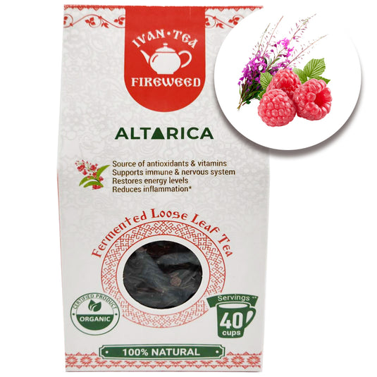 Ivan-Tea Loose Leaves Fireweed & Raspberry Blend, Altarica, 50g/ 1.76oz