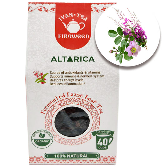 Ivan-Tea Loose Leaves Fireweed & Rose Hips Blend, Altarica, 50g/ 1.76oz