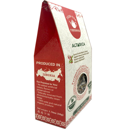 Ivan-Tea Loose Leaves Fireweed & Strawberry Blend, Altarica, 50g/ 1.76oz