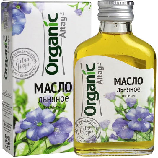 Linseed Flax Oil Extra Virgin, Original Altay, 3.38 oz/ 100 ml