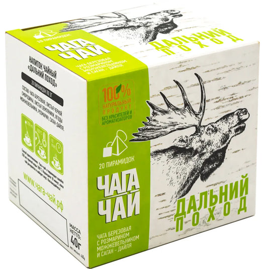 Chaga Tea with Sagan Dail "Long Hike", 20 pyramids