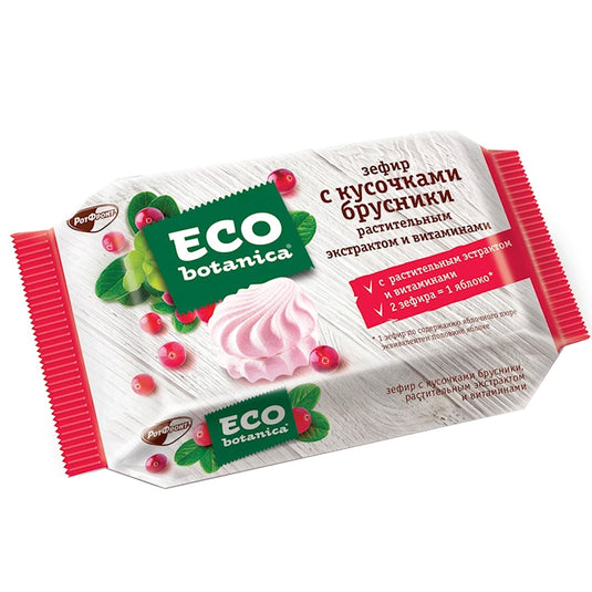 Zefir with Cowberry Pieces Eco Botanica 250g