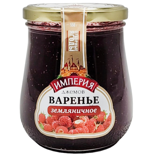 Wild Strawberry Preserve, Jam Empire, 550g/ 19.4oz
